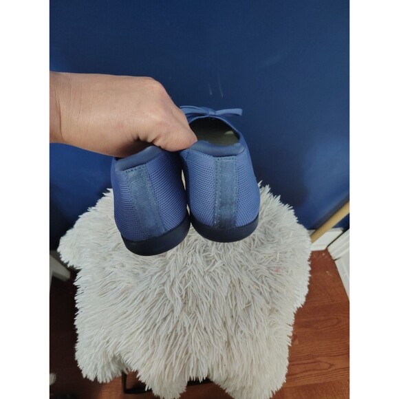 Clarks Cloudsteppers Flats 8.5 Blue Carly Hope Knit Bow - Picture 4 of 8